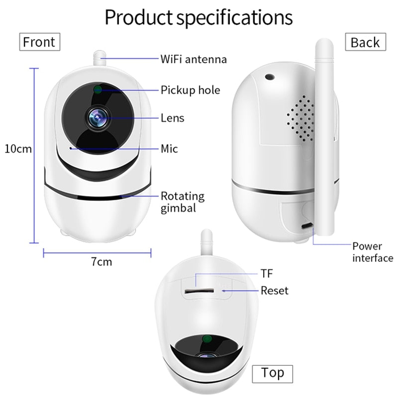 360 Night Vision WiFi Camera