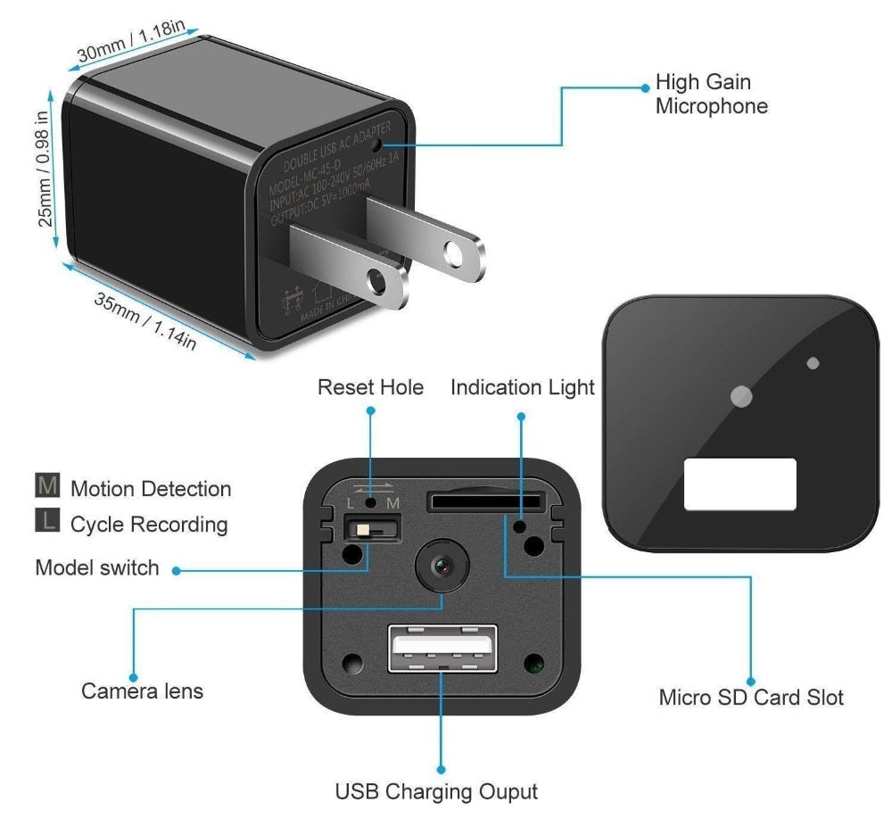 USB Wireless Camera Chargers